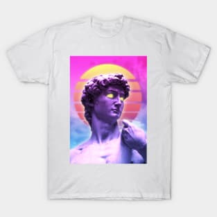 Vaporwave david T-Shirt